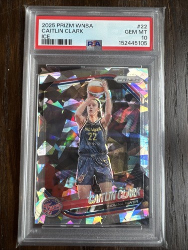 2025 Panini Prizm WNBA Caitlin Clark [Ice] #22 card