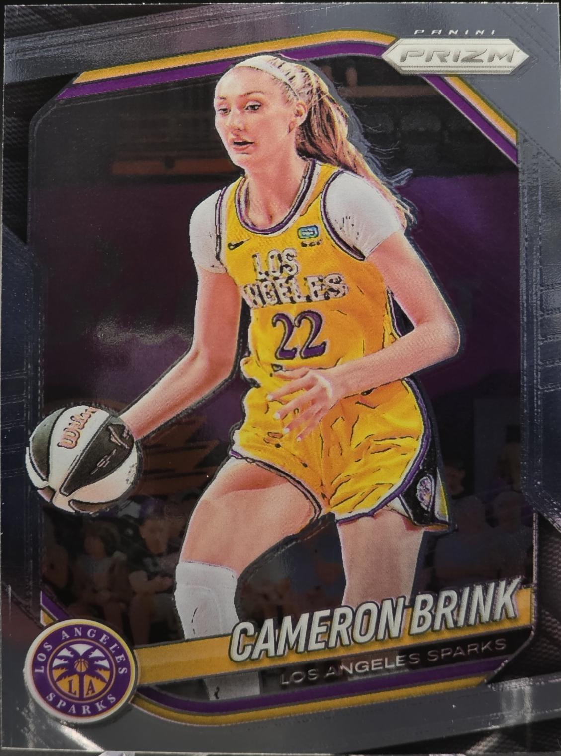 2025 Panini Prizm WNBA Cameron Brink #87 card