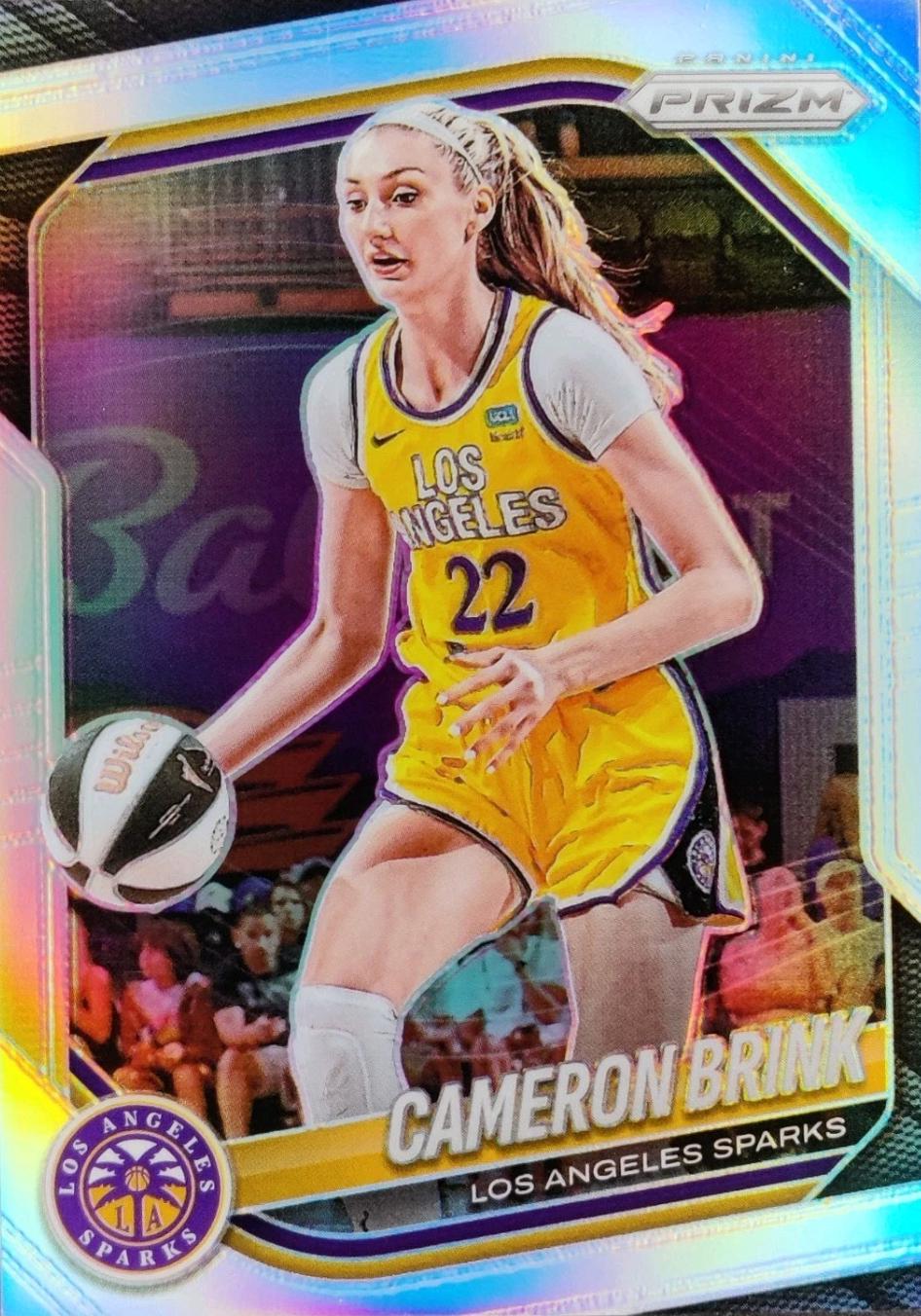 2025 Panini Prizm WNBA Cameron Brink [Silver] #87 card