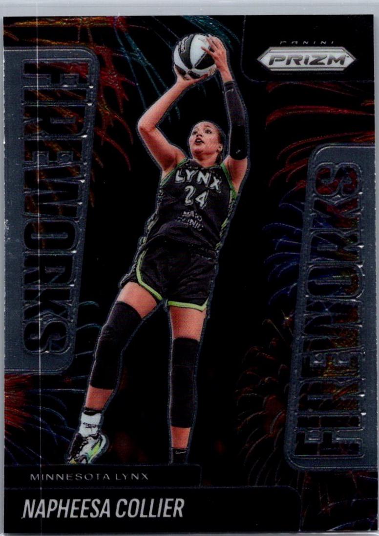2025 Panini Prizm WNBA Fireworks Napheesa Collier #7 card