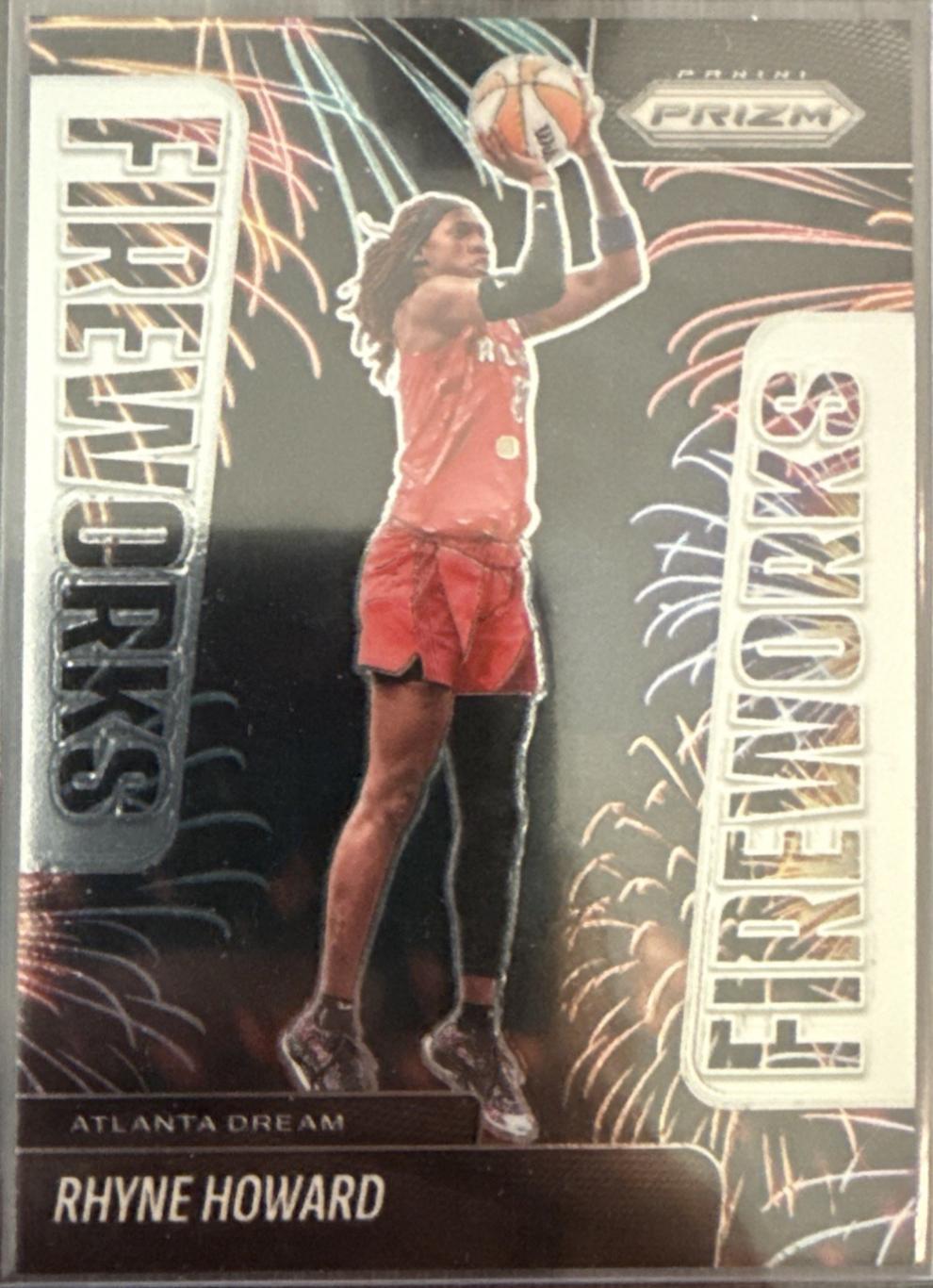 2025 Panini Prizm WNBA Fireworks Rhyne Howard #5 card