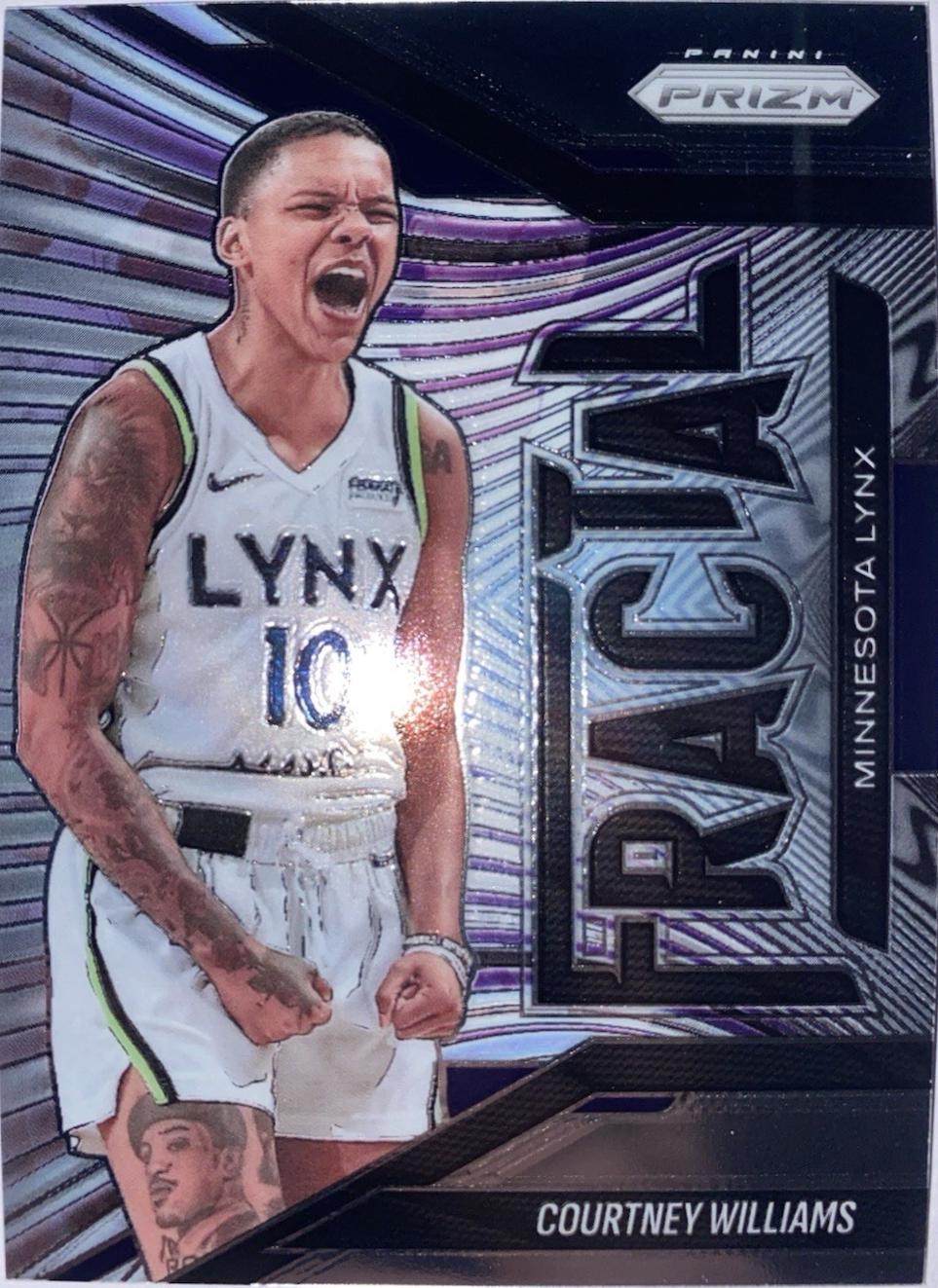 2025 Panini Prizm WNBA Fractal Courtney Williams #6 card
