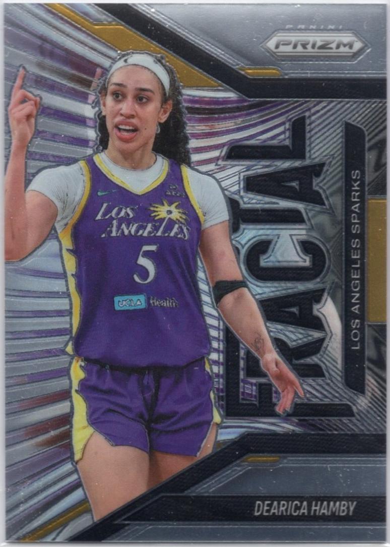 2025 Panini Prizm WNBA Fractal Dearica Hamby #7 card