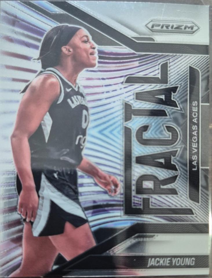 2025 Panini Prizm WNBA Fractal Jackie Young #2 card
