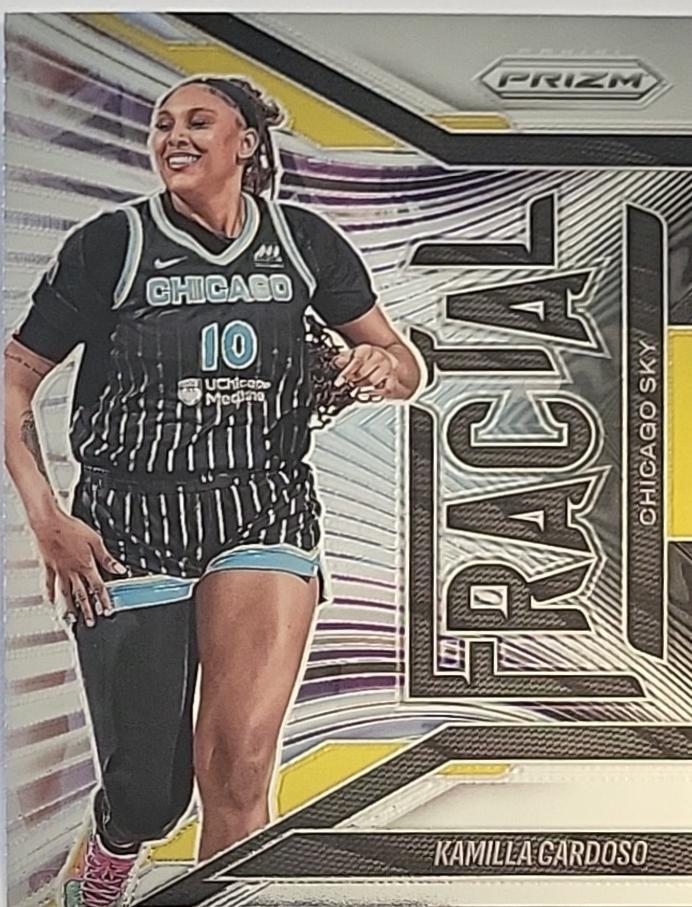 2025 Panini Prizm WNBA Fractal Kamilla Cardoso #10 card
