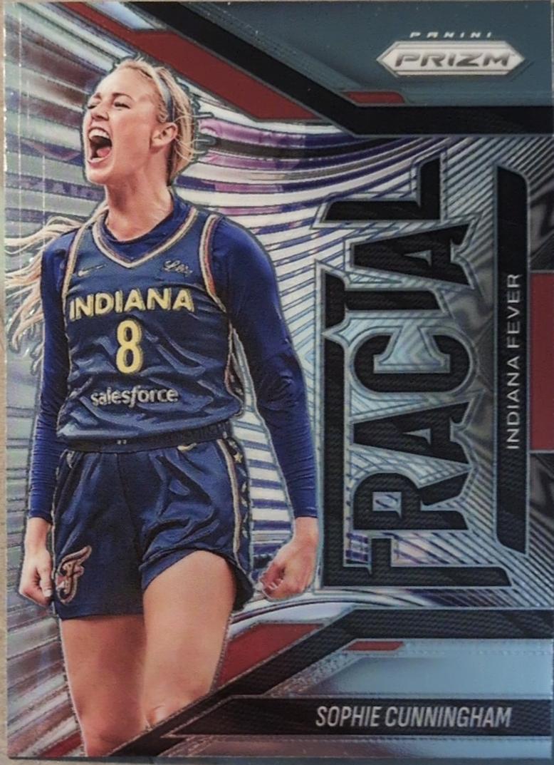 2025 Panini Prizm WNBA Fractal Sophie Cunningham #8 card