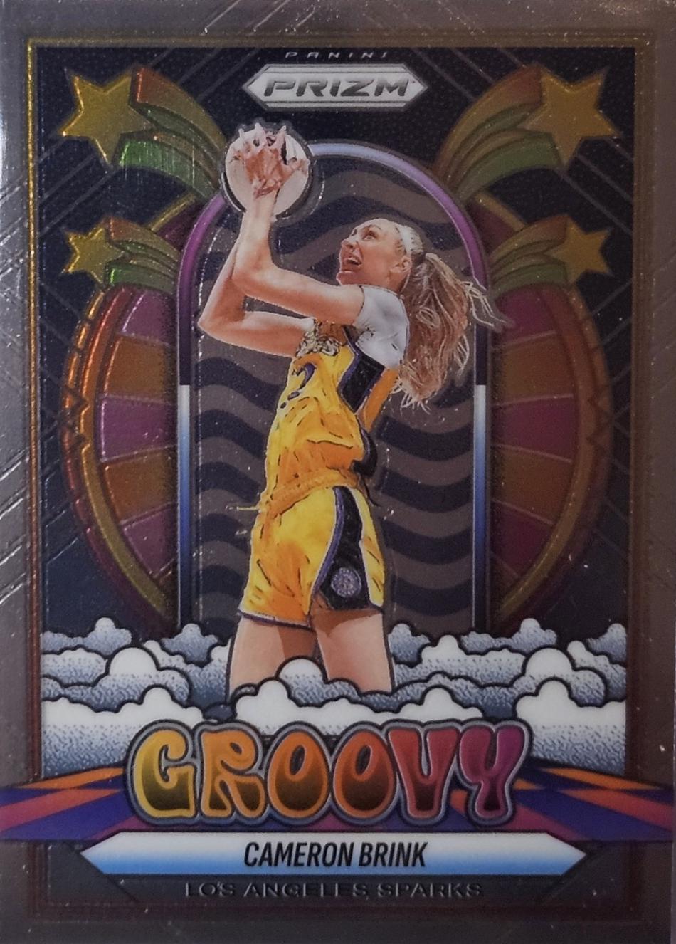2025 Panini Prizm WNBA Groovy Cameron Brink #2 card