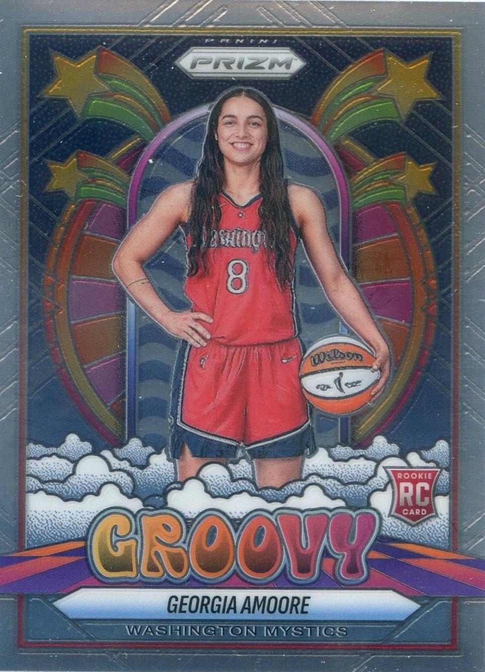 2025 Panini Prizm WNBA Groovy Georgia Amoore #3 card