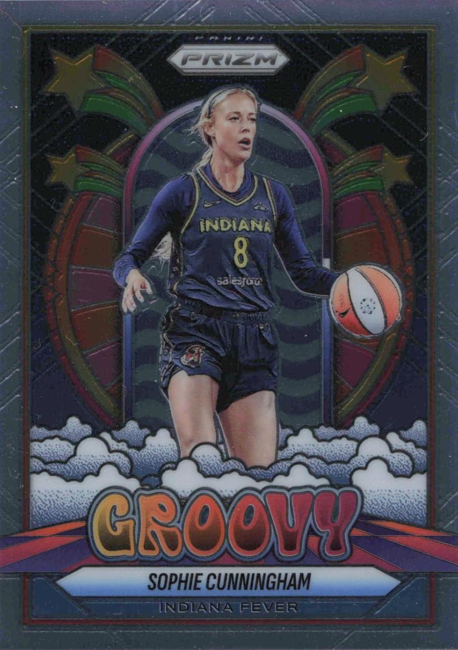 2025 Panini Prizm WNBA Groovy Sophie Cunningham #7 card