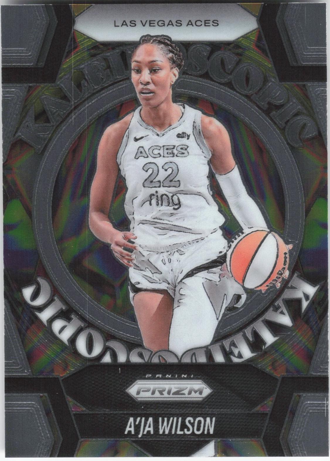 2025 Panini Prizm WNBA Kaleidoscopic A'ja Wilson #6 card