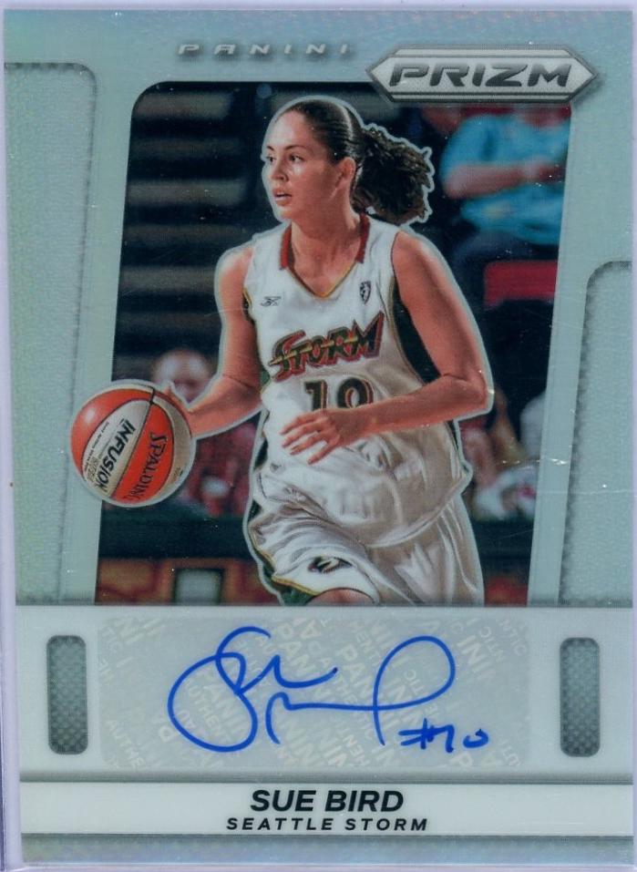 2025 Panini Prizm WNBA Throwback Signature Sue Bird #28 card