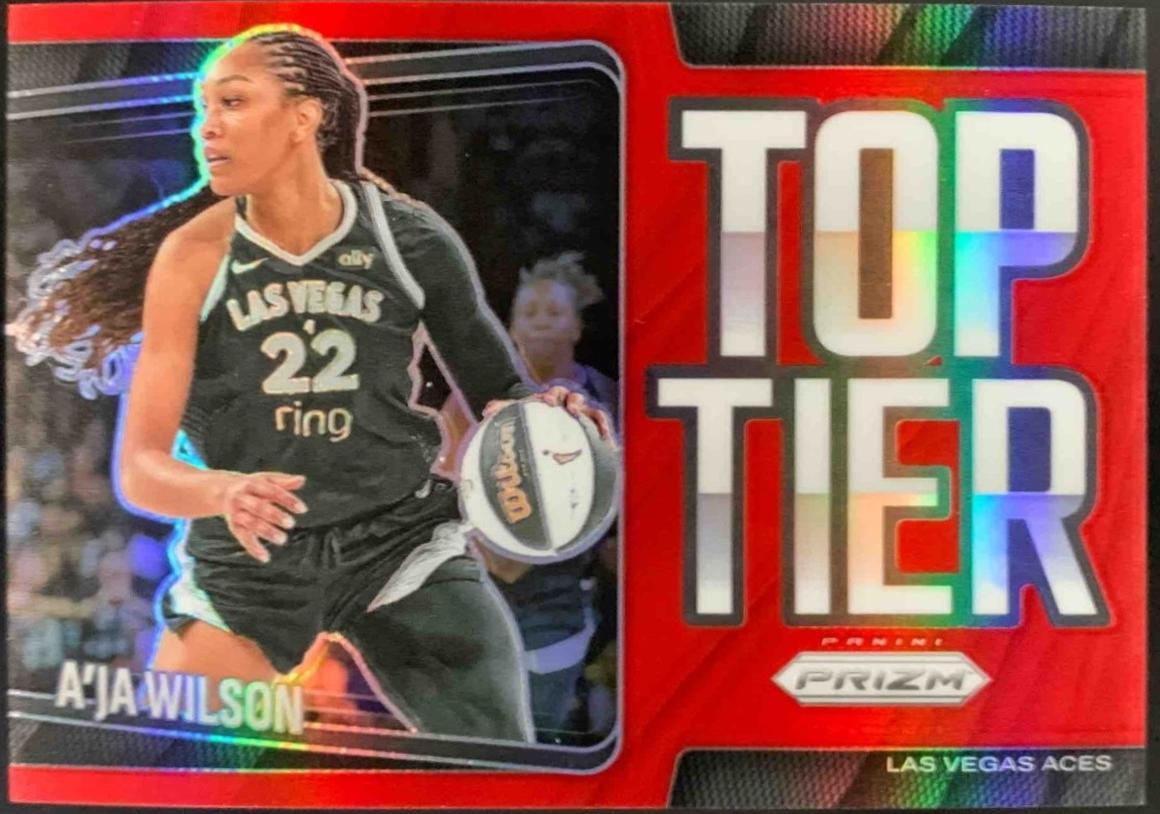 2025 Panini Prizm WNBA Top Tier A'ja Wilson [Red] #2 card