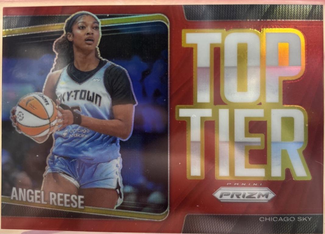2025 Panini Prizm WNBA Top Tier Angel Reese [Red] #3 card