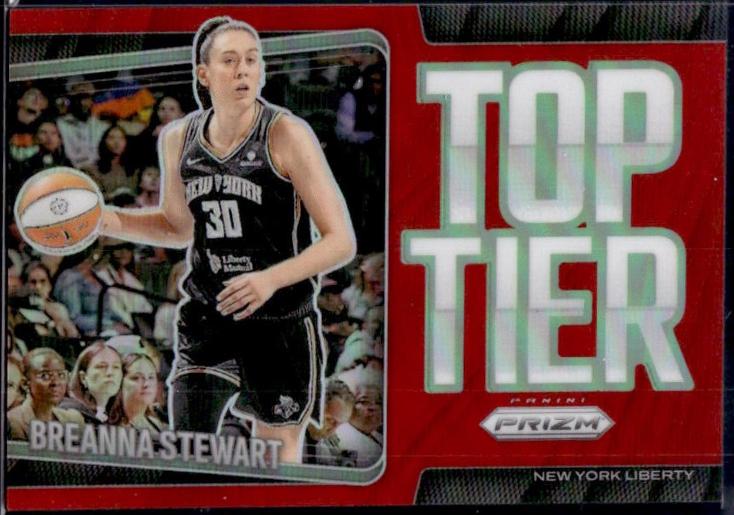 2025 Panini Prizm WNBA Top Tier Breanna Stewart [Red] #4 card