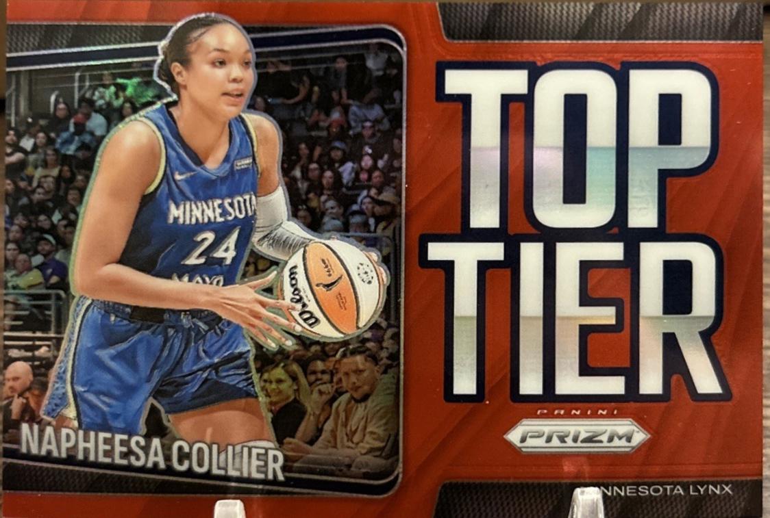 2025 Panini Prizm WNBA Top Tier Napheesa Collier [Red] #5 card