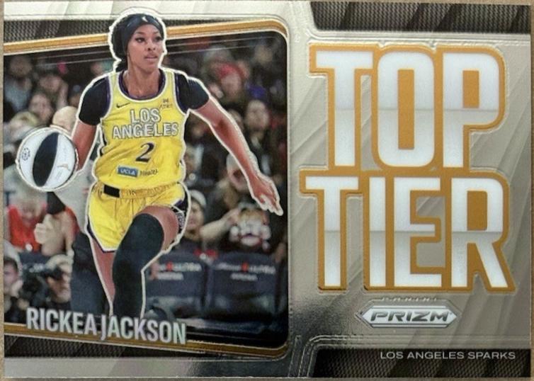2025 Panini Prizm WNBA Top Tier Rickea Jackson #11 card