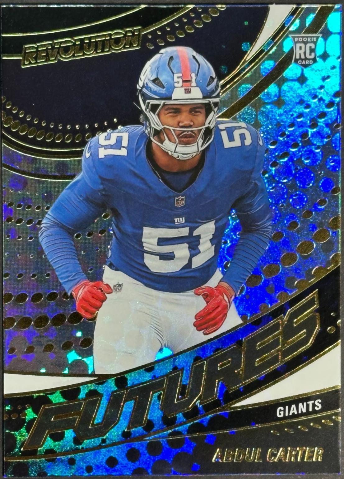 2025 Panini Revolution Futures Abdul Carter #17 card