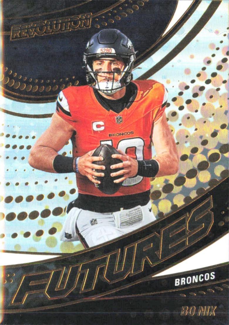 2025 Panini Revolution Futures Bo Nix #2 card