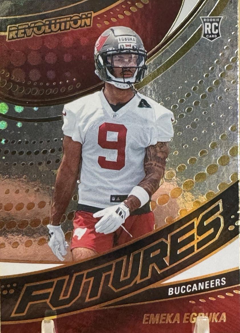 2025 Panini Revolution Futures Emeka Egbuka #15 card