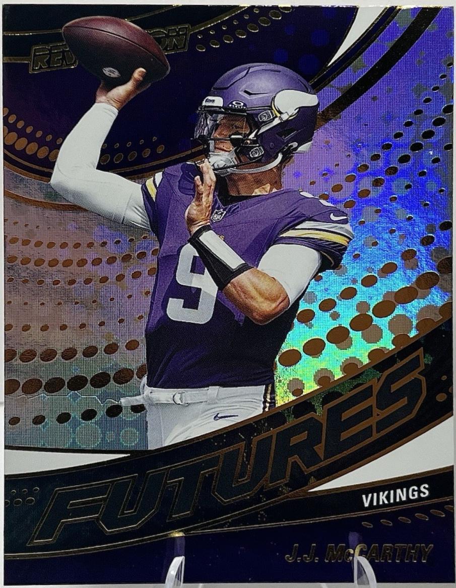 2025 Panini Revolution Futures J.J. McCarthy #8 card