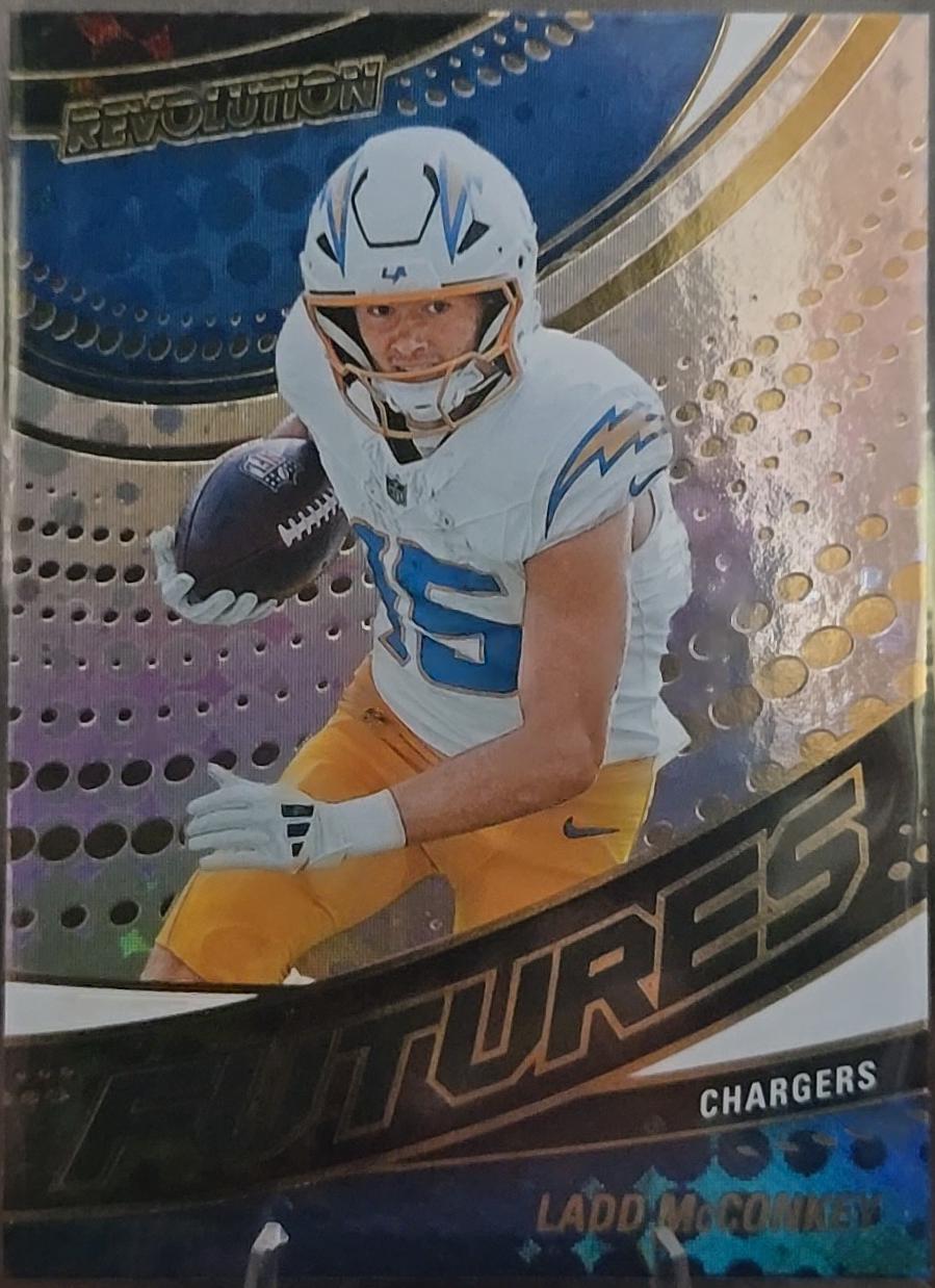 2025 Panini Revolution Futures Ladd McConkey #10 card