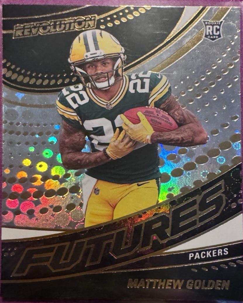 2025 Panini Revolution Futures Matthew Golden #23 card