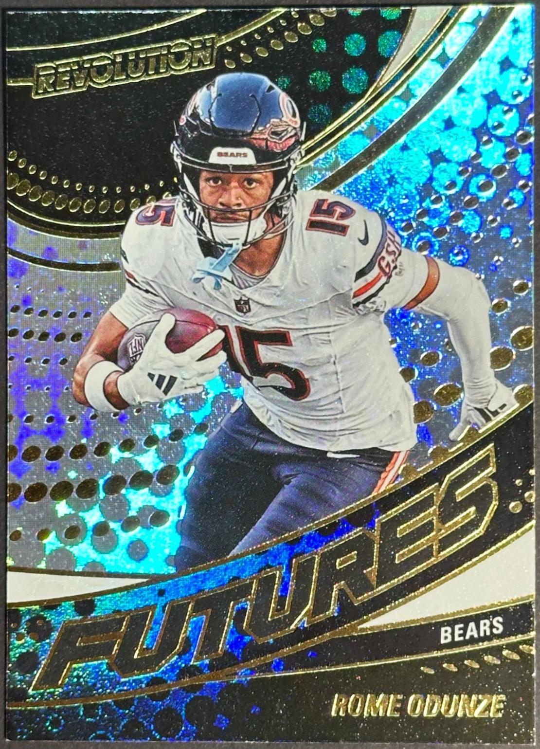 2025 Panini Revolution Futures Rome Odunze #9 card