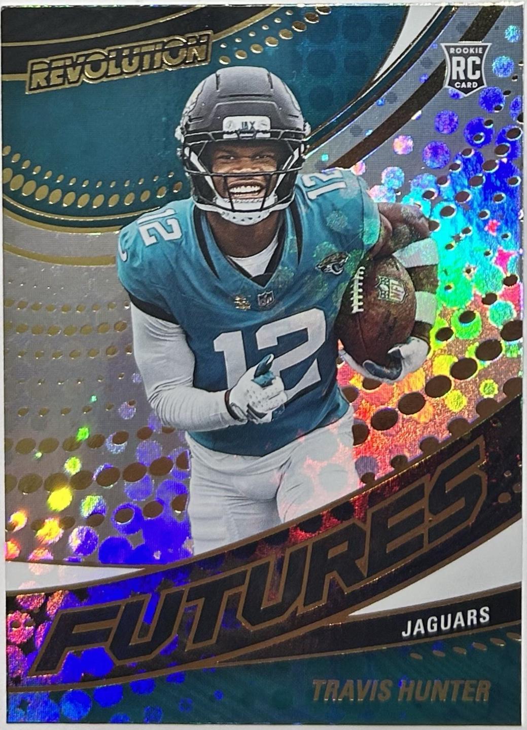 2025 Panini Revolution Futures Travis Hunter #20 card