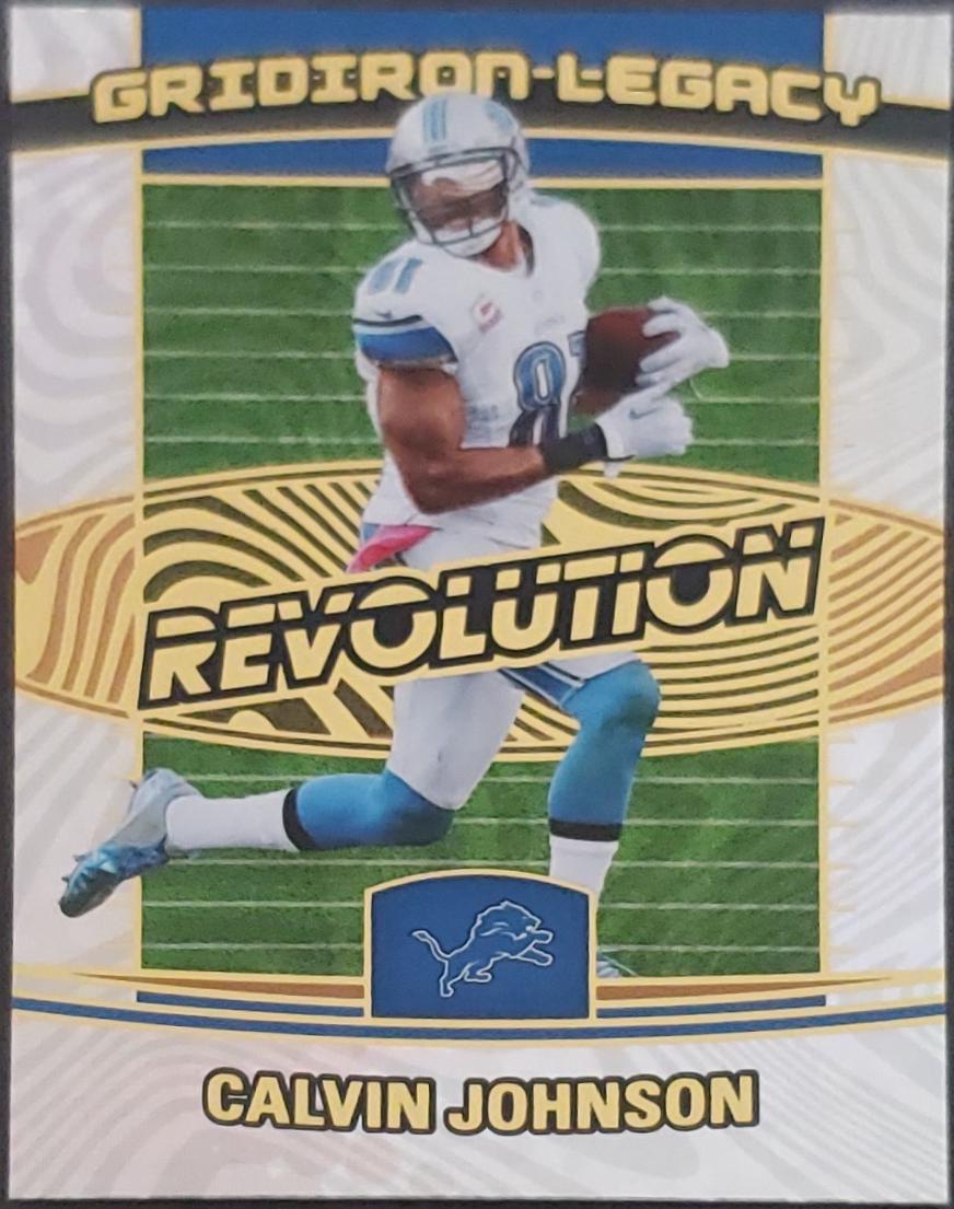 2025 Panini Revolution Gridiron Legacy Calvin Johnson #15 card