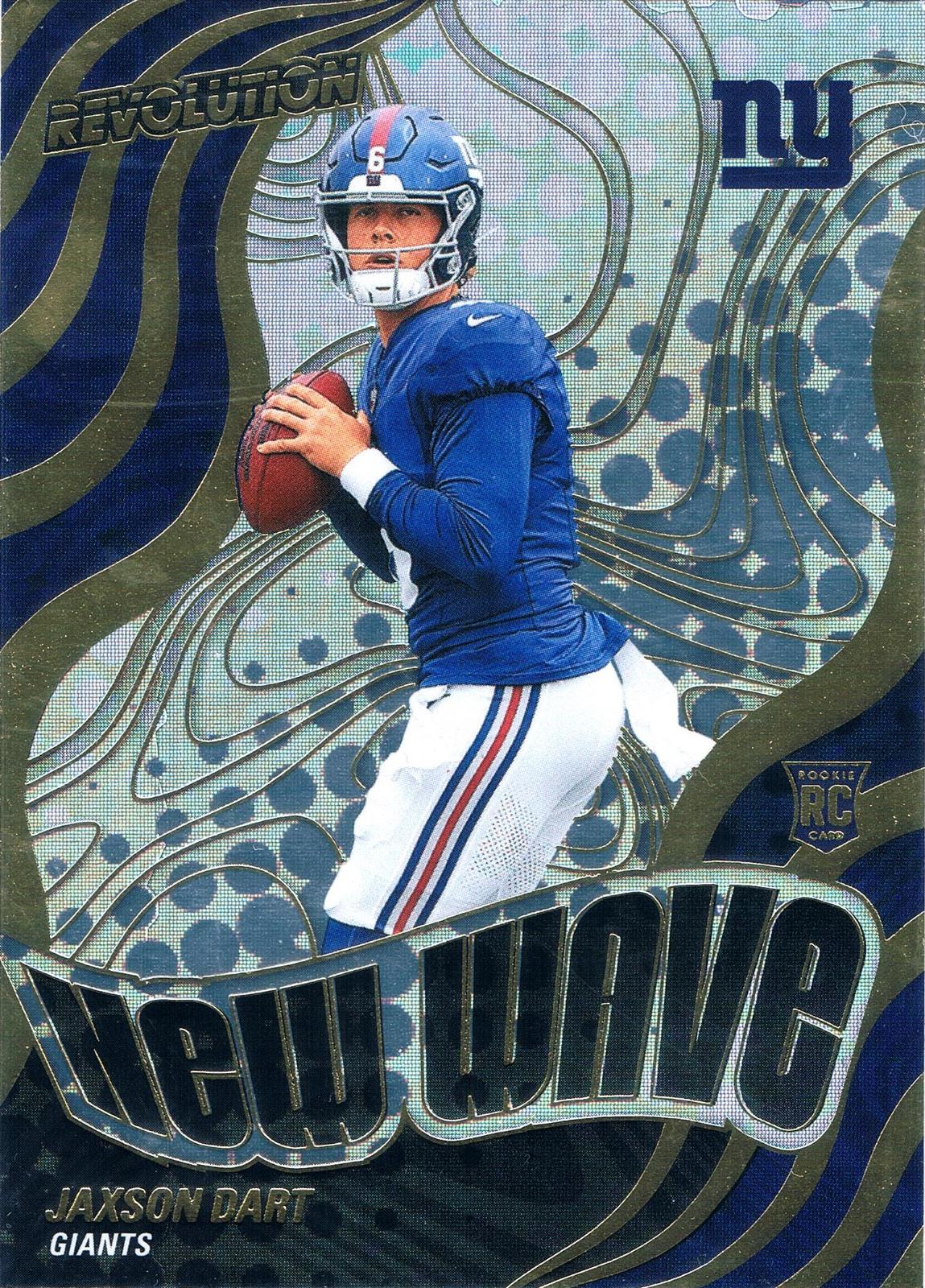 2025 Panini Revolution New Wave Jaxson Dart #1 card