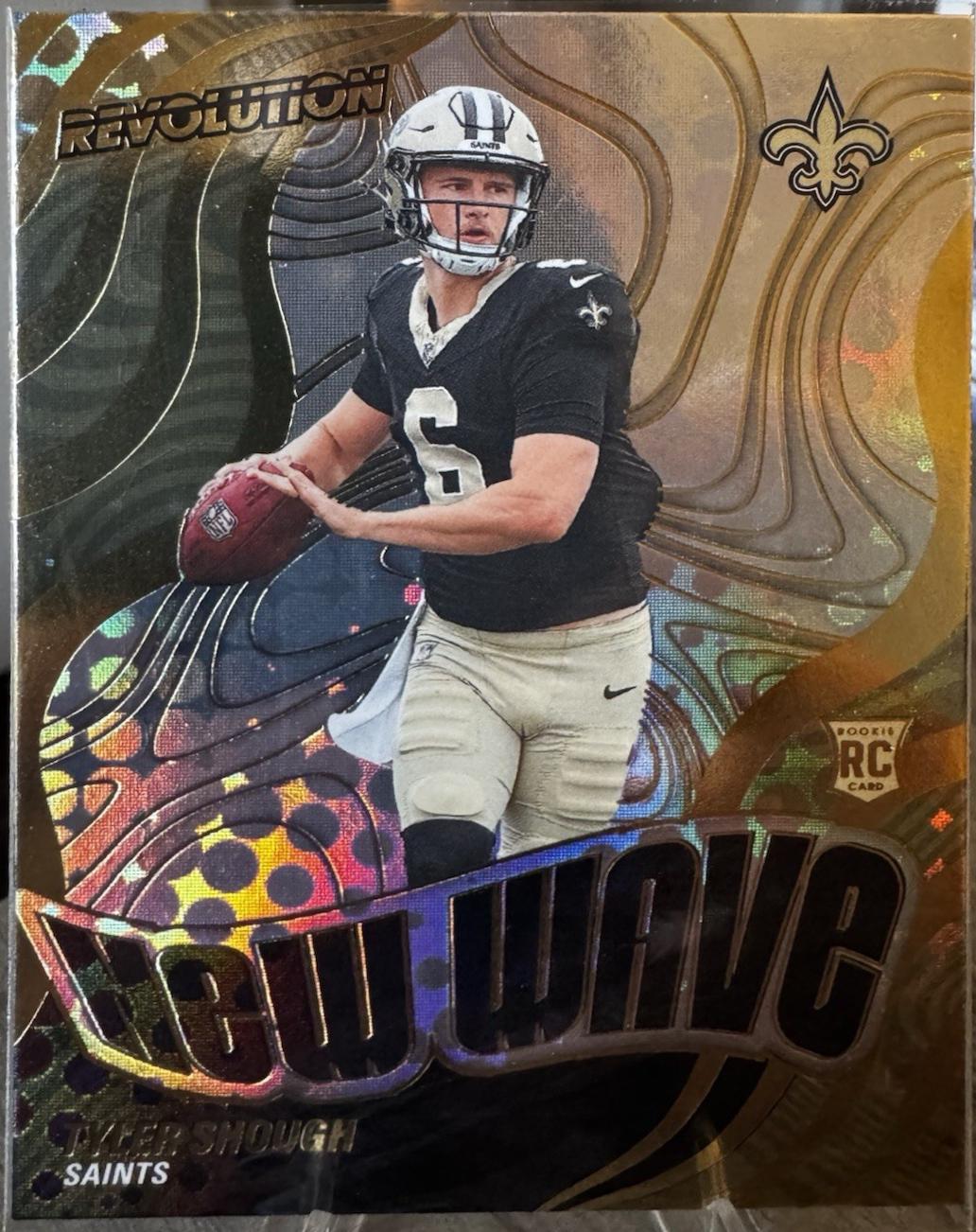 2025 Panini Revolution New Wave Tyler Shough #12 card