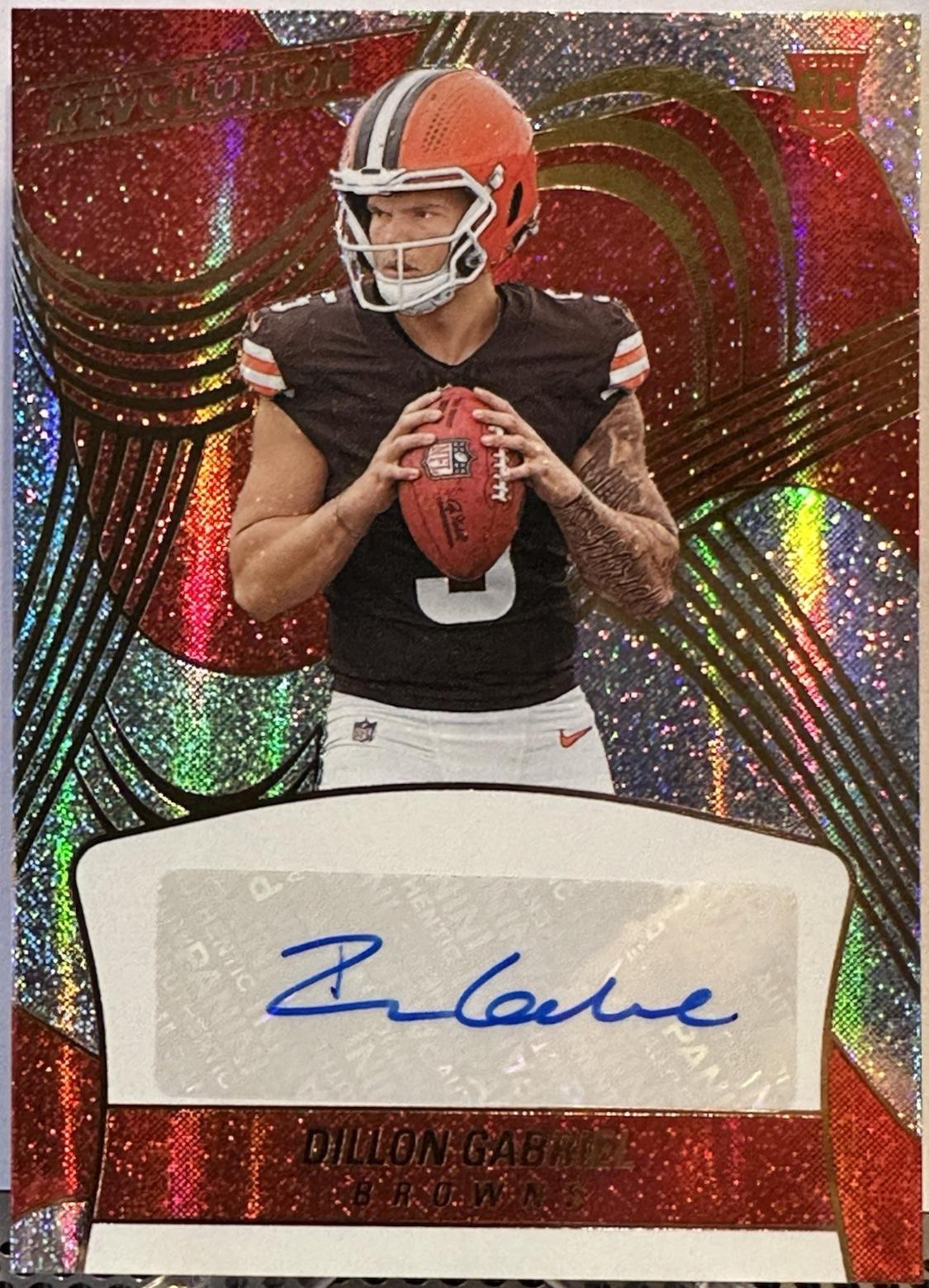 2025 Panini Revolution Rookie Autograph Dillon Gabriel #6 card