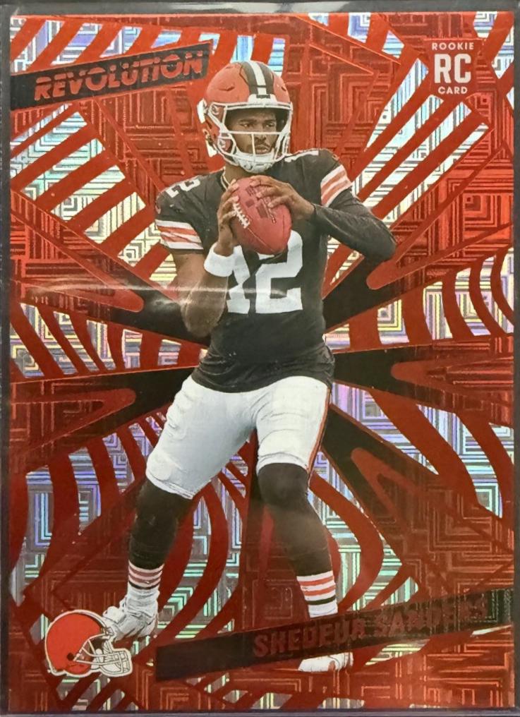 2025 Panini Revolution Shedeur Sanders [Orange Levels] #239 card