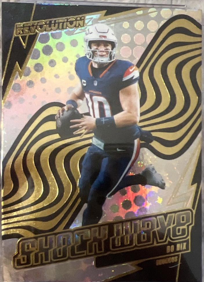 2025 Panini Revolution Shock Wave Bo Nix #16 card