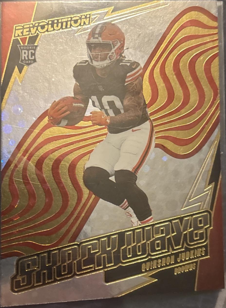 2025 Panini Revolution Shock Wave Quinshon Judkins #7 card