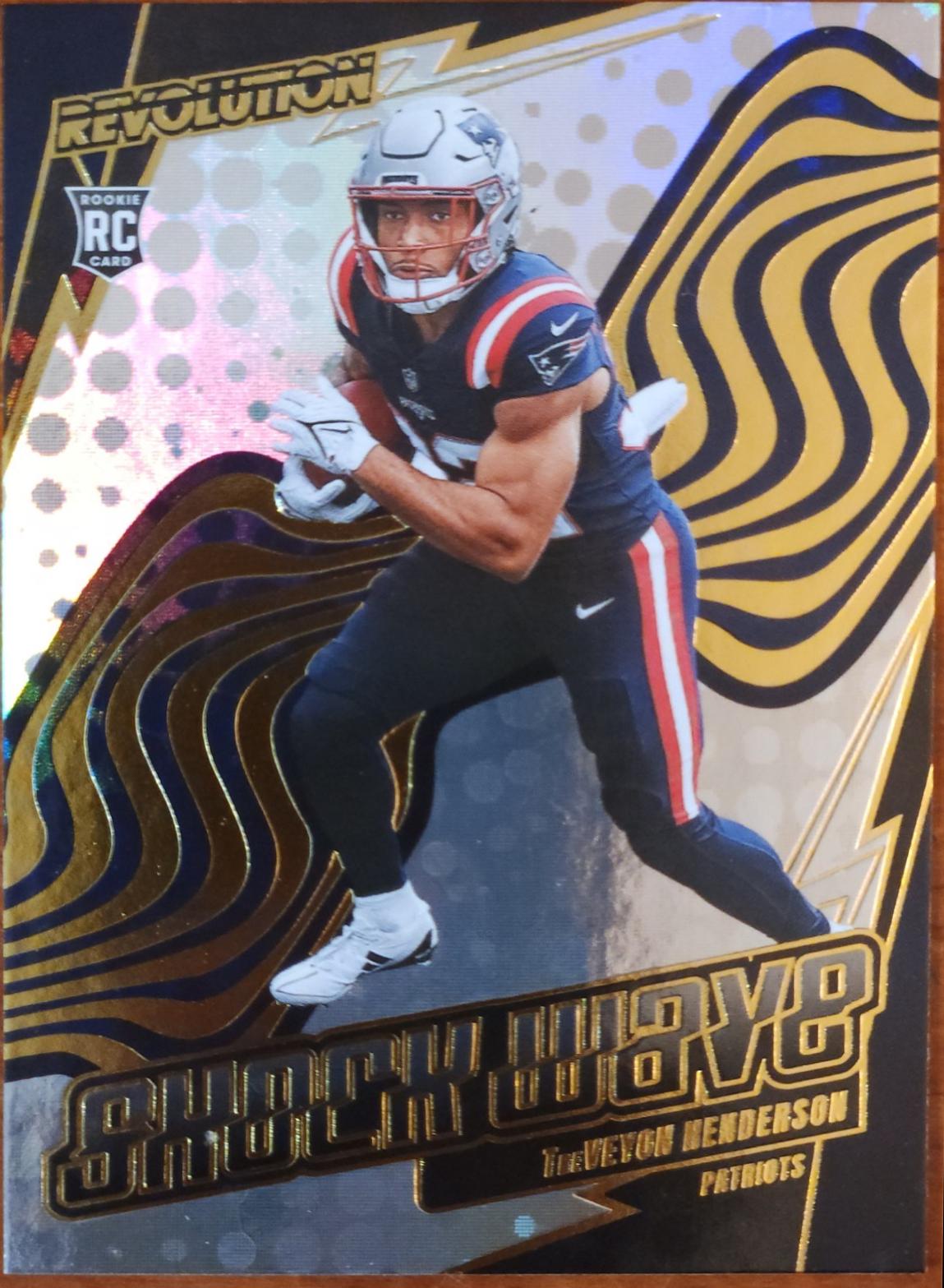 2025 Panini Revolution Shock Wave TreVeyon Henderson #45 card