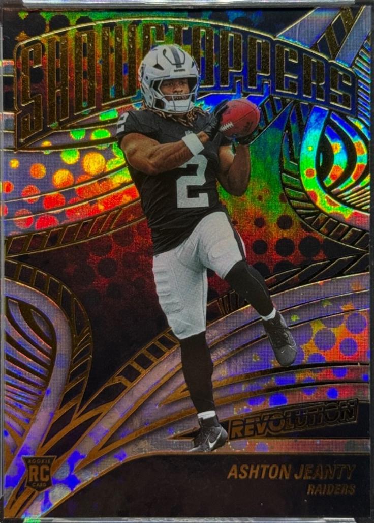 2025 Panini Revolution Showstoppers Ashton Jeanty #21 card