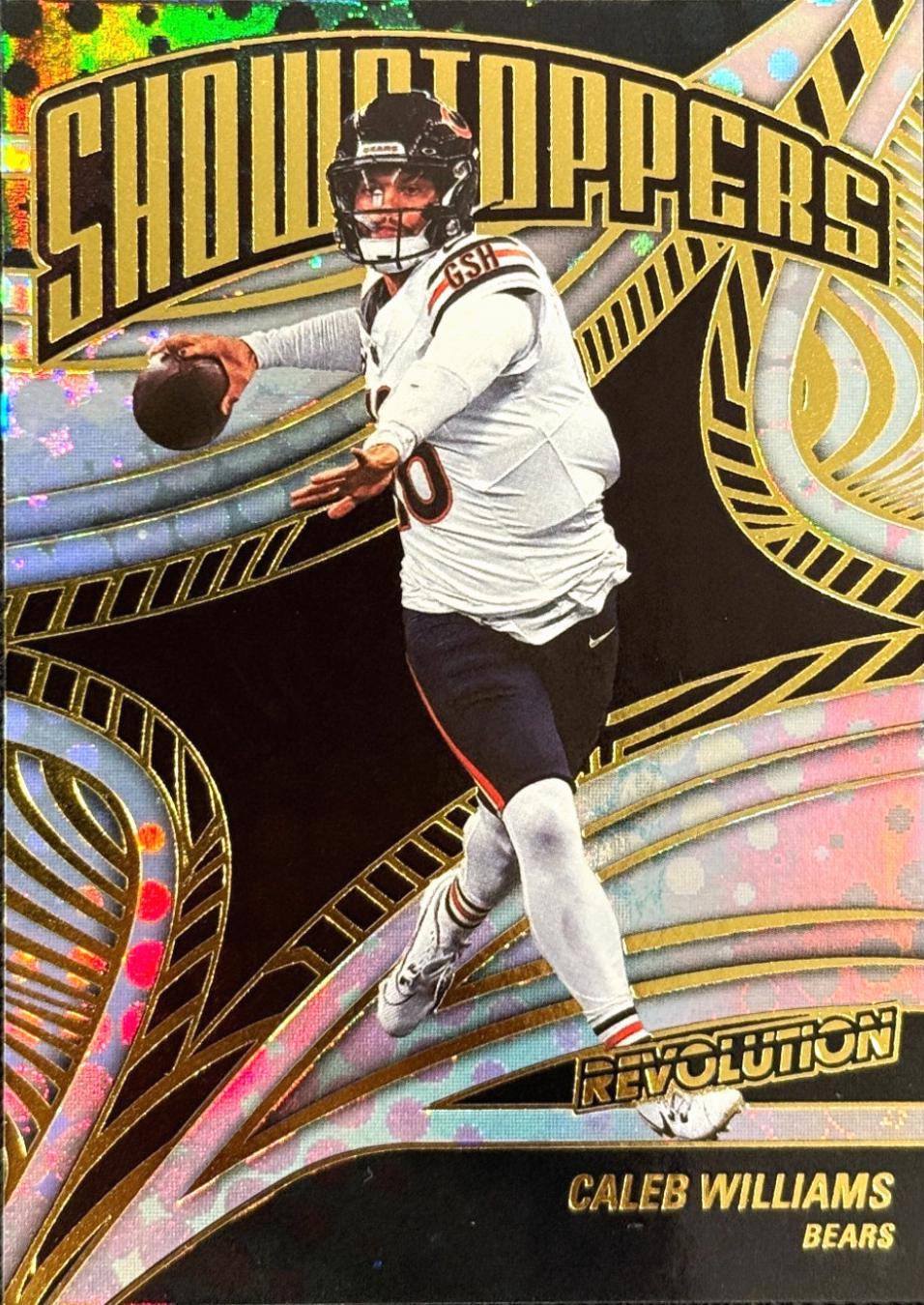 2025 Panini Revolution Showstoppers Caleb Williams #6 card