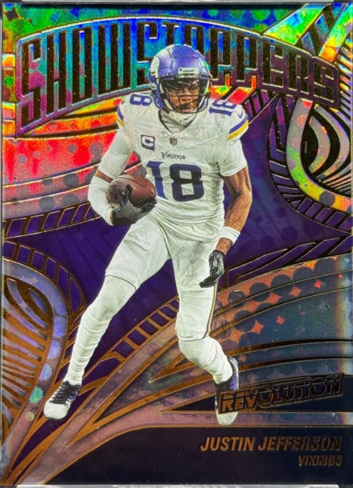 2025 Panini Revolution Showstoppers Justin Jefferson #17 card