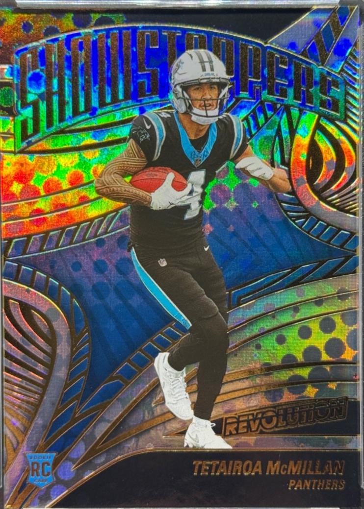 2025 Panini Revolution Showstoppers Tetairoa McMillan #22 card