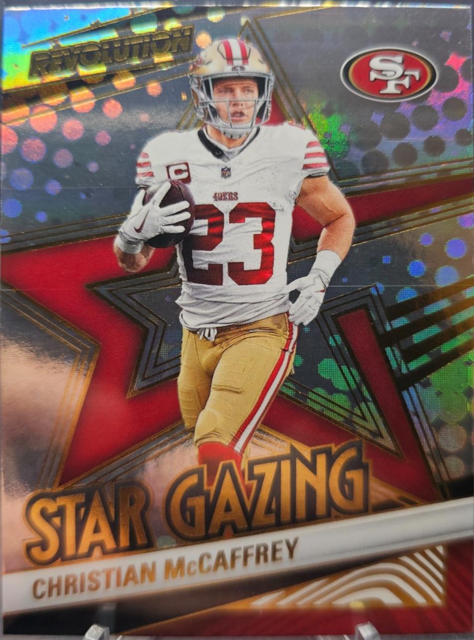 2025 Panini Revolution Star Gazing Christian McCaffrey #11 card