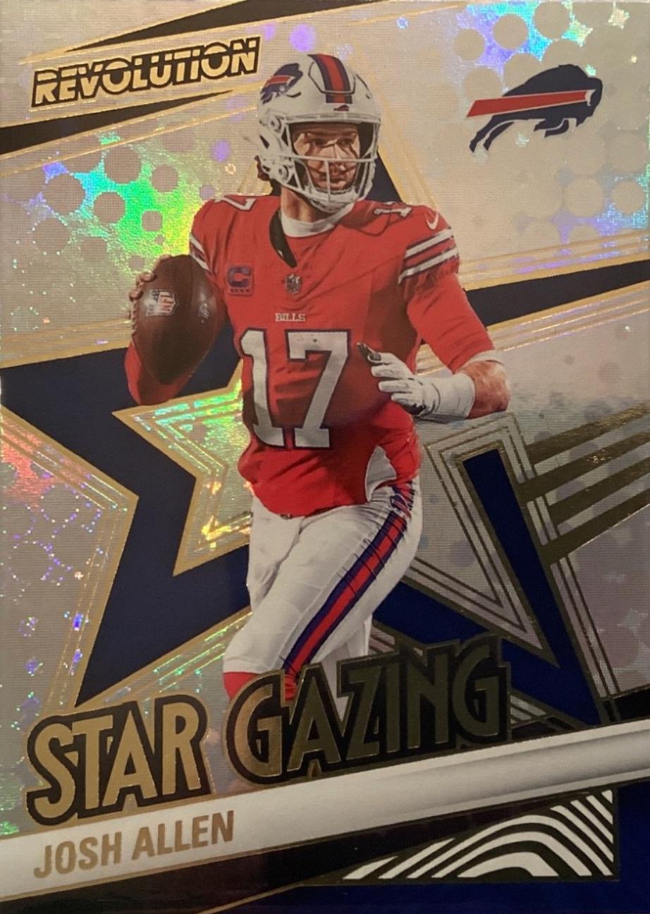 2025 Panini Revolution Star Gazing Josh Allen #3 card