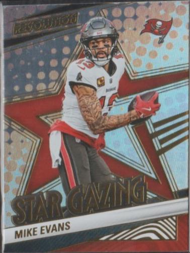 2025 Panini Revolution Star Gazing Mike Evans #25 card