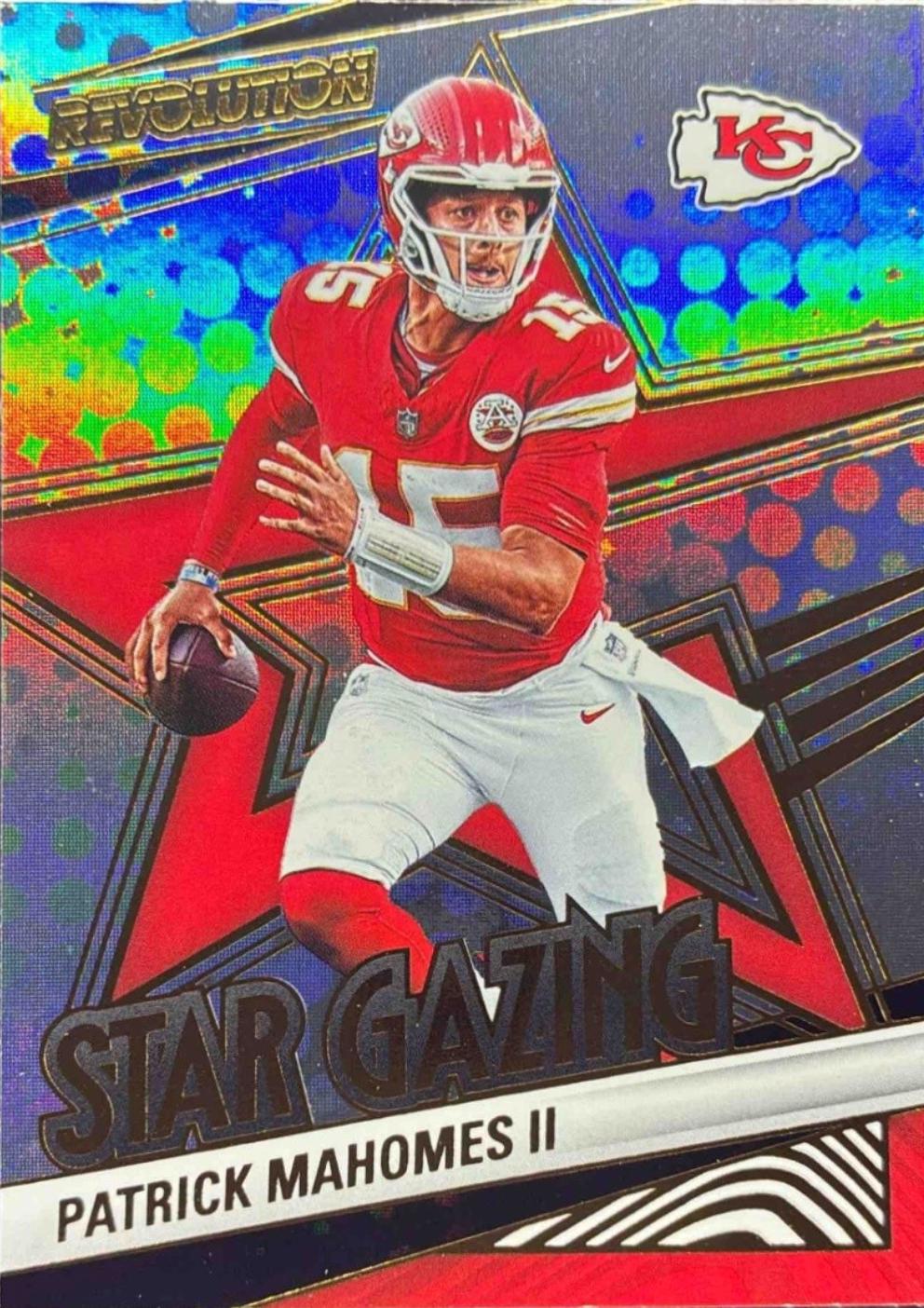 2025 Panini Revolution Star Gazing Patrick Mahomes II #8 card