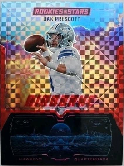 2025 Panini Rookies & Stars Airborne Dak Prescott [Red Plaid] #8 card