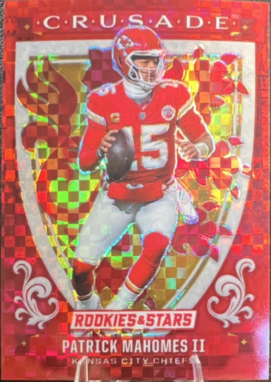 2025 Panini Rookies & Stars Crusade Patrick Mahomes II [Red] #1 card