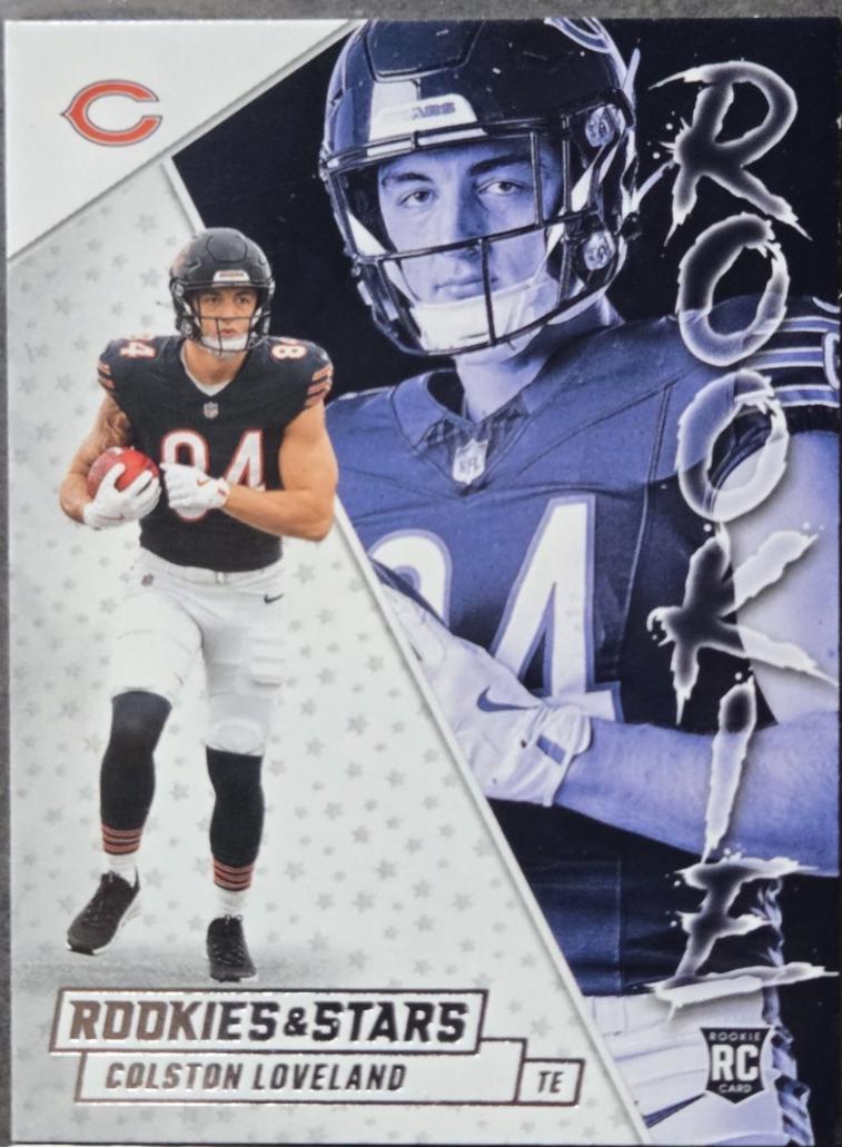 2025 Panini Rookies & Stars Rookie Exclusive Colston Loveland #5 card
