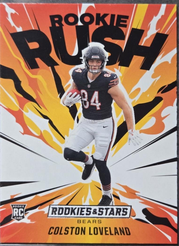 2025 Panini Rookies & Stars Rookie Rush Colston Loveland #4 card