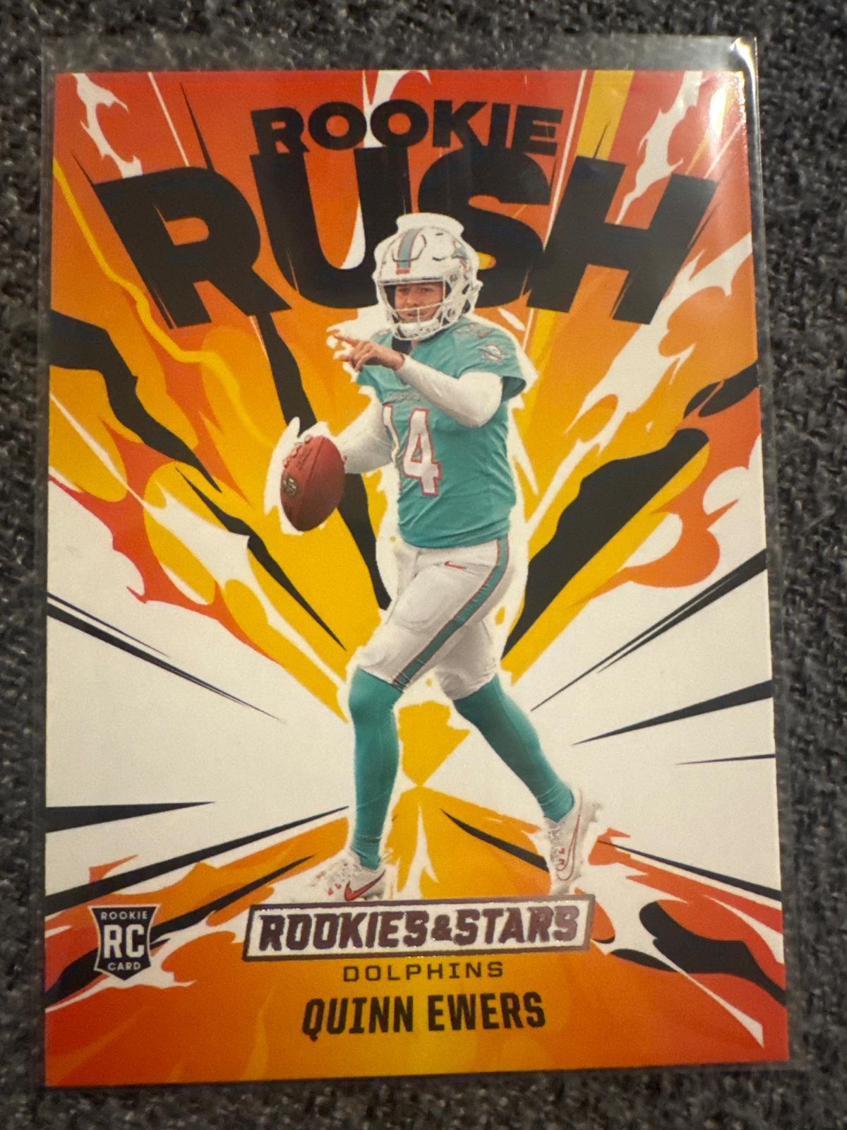 2025 Panini Rookies & Stars Rookie Rush Quinn Ewers #14 card