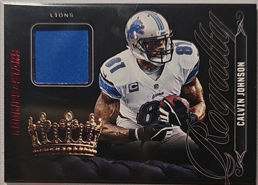 2025 Panini Rookies & Stars Royalty Calvin Johnson #R-CJN card